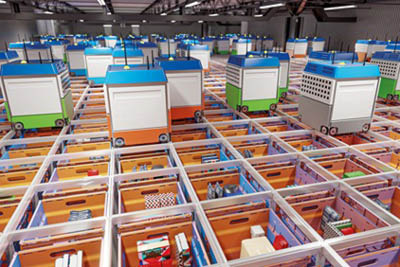 Robotic Cube Storage System